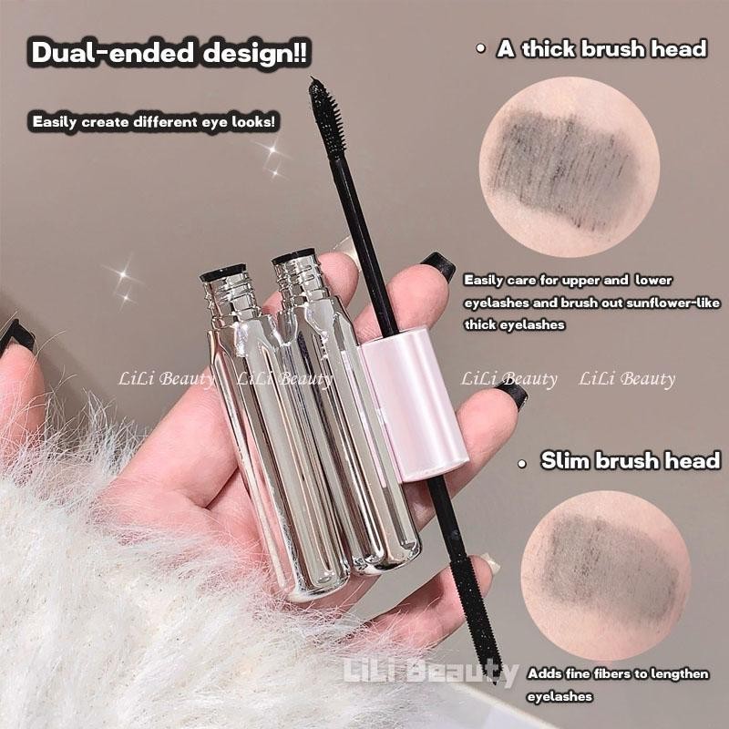 Mascara Khối Lượng Và Chiều Dài Hai Đầu Chống Thấm Nước Uốn Miếng Lót Lâu Dài Kéo Dài Trang Điểm Mắt Lông Mi ewoekvn