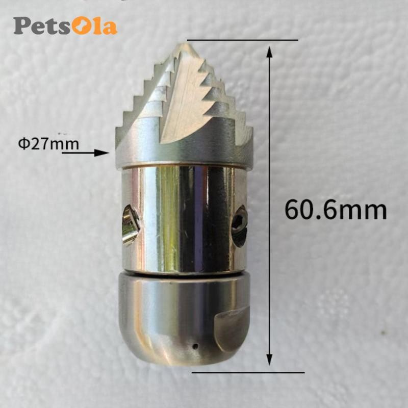 3 / 8 NPT cống thoát nước Jetter Vòi phun xoay Đường ống nạo vét Vòi phun đa năng