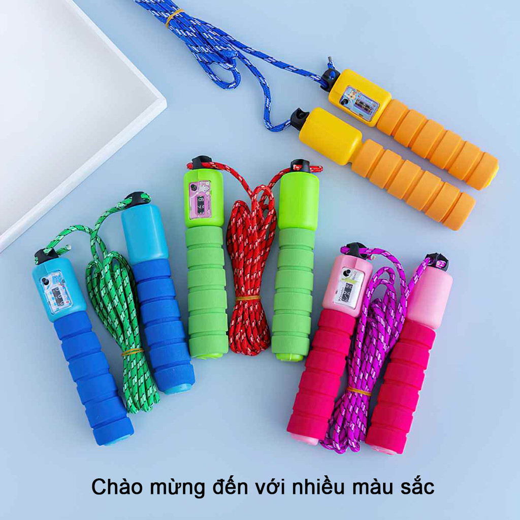 MB6 Dây Nhảy Tập Thể Dục Đếm Số FX02 Tự Động 2,3M,Dụng Gụ Tập Thể Thao Tại Nhà MALAN