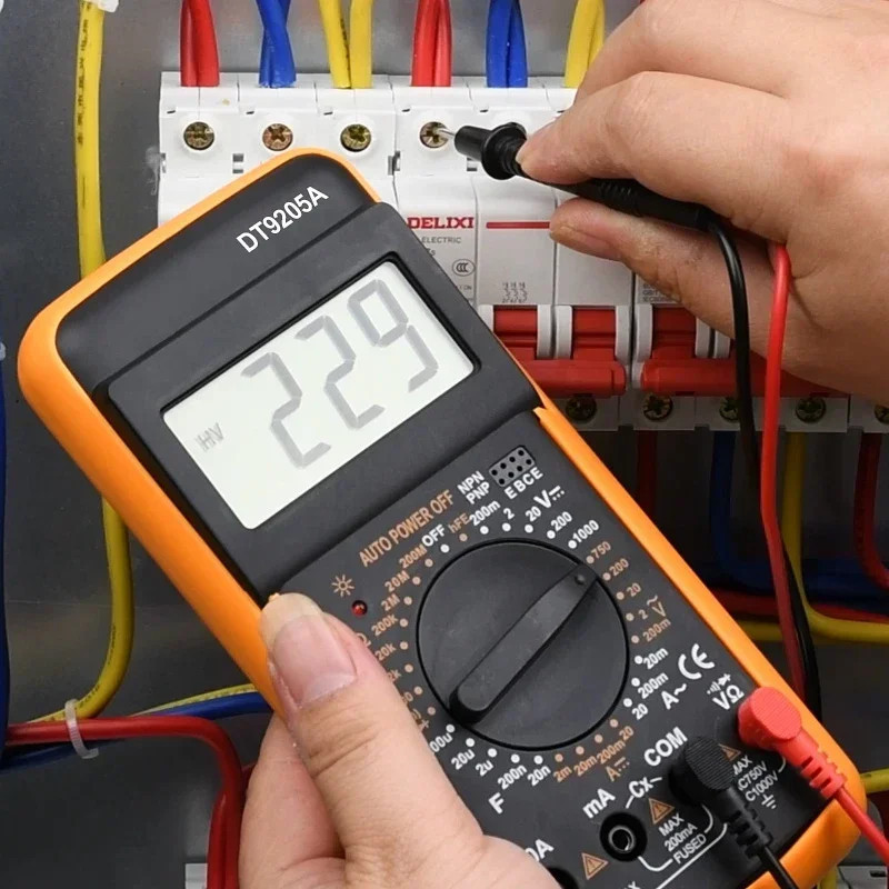 M6 Đồng hồ đo điện, đồng hồ vạn năng Best 9205M đo Volt, ampe, điện trở và linh kiện điện tử cơ bản