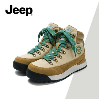 JEEP Giày Bốt Martin Nhỏ Đế Dày Nữ Thu Đông Phong Cách Mới Ngoài Trời Chống Trơn Trượt Đi Bộ Đường Dài Giày Merad Giày Nữ