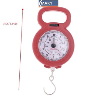 Onetimingcool Con trỏ Móc lò xo Cân câu cá di động Công suất 10kg Thực phẩm Cân kỹ thuật số Cân hành lý Cân VN