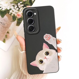 Ốp Lưng Hoạt Hình Cho Samsung Galaxy A13 A14 A24 A34 A54 A15 A25 A35 A55 A16 A26 A36 A56 5G Vỏ 2025 Vỏ Điện Thoại Mềm Vịt Mèo Dễ Thương Mới