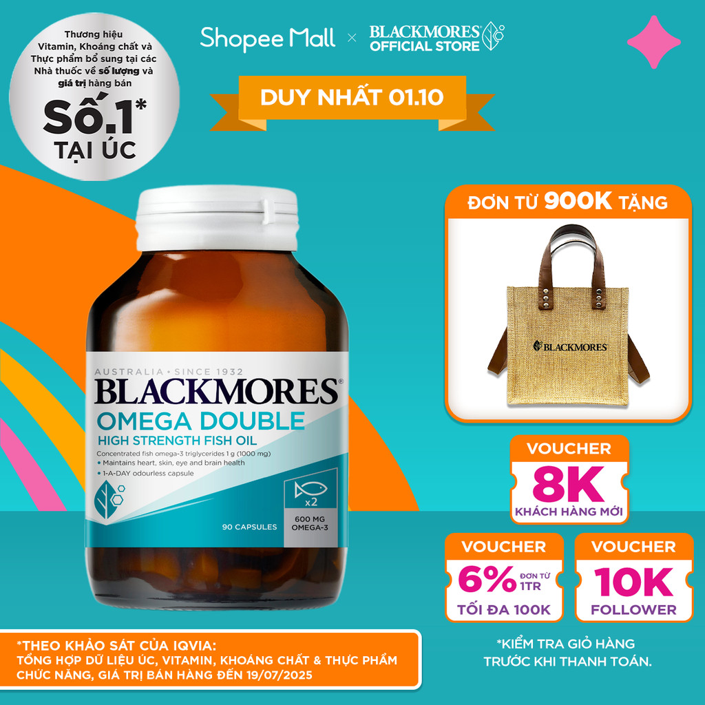 Omega Daily Concentrated Blackmores Omega 369 BM Fish Oil Mini