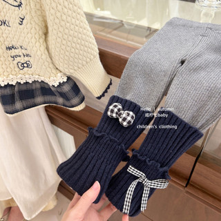 Áo len nữ cho bé mùa thu kt Mèo ren dệt kim Cardigan Girl Sweet Top Coat