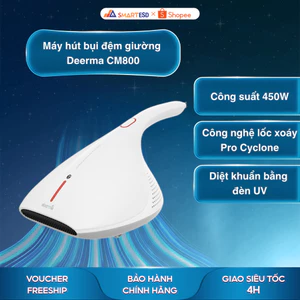 Máy hút bụi đệm giường diệt khuẩn UV Deerma CM800 - Bảo hành chính hãng 12 tháng