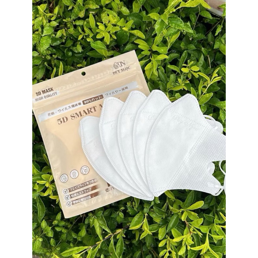 Thùng 100 chiếc khẩu trang 5D Duy Ngọc kháng khuẩn, chống tia uv, dùng 1 lần, khẩu trang DUY NGỌC