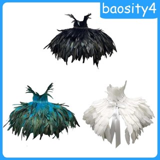 Áo khoác lông giả Gothic quấn vai, phù hợp hóa trang vàwear trong các dịp lễ đặc biệt