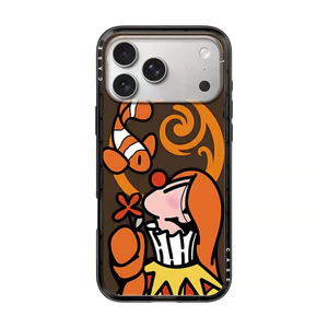 Phong Cách Mới Từ Tính Chú Hề Cá Cô Gái Acrylic Ốp Lưng Điện Thoại iPhone 16 Plus 15 14 13 12 17 Pro Max 17 Vỏ Bảo Vệ Chống Sốc Không Khí