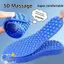 TOPTOOLCX 1 Cặp Đế Massage, Đệm Độ Đàn Hồi Cao Giảm Mệt Mỏi Chân Giày Đế, Thiết Kế Bảng Áp Lực Ngón Tay Mềm Đế Thể Thao EVA Cho Nam Nữ