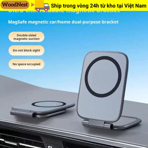 Giá đỡ điện thoại từ tính WOODNEST cho ô tô, Giá đỡ ô tô có thể điều chỉnh di động, Bảng điều khiển giá đỡ điện thoại di động siêu mỏng có thể gập lại