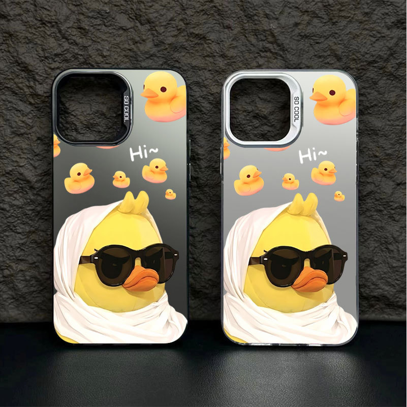 Ốp điện thoại di động Vịt Vàng IMD nhỏ thích hợp cho iPhone 17 16 15 14 13 12 11 Pro Max Plus X Xr Xs Max 7 8 Plus