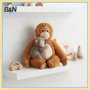B & N Mama Punch Monkey Sang Trọng Thú Nhồi Bông Hoạt Hình Búp Bê Trẻ Em Cuddle Đồ Chơi Cho Quà Sinh Nhật Và Trưng Bày Tại Nhà.