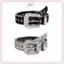 JRP Y2K Kim Cương Giả Bule Thắt Lưng Nam Nữ Punk Ngôi Sao Lỗ Dây Đeo Eo Gothic Thời Trang Cá Tính Thắt Lưng Cho Bò Cô Gái Váy Thắt Lưng JRP