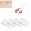 Yoo 8Lots Nút chặn cửa trong suốt Giá đỡ cửa dính tự động Bắt được gắn trên sàn