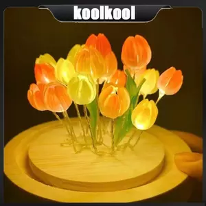 Kool 50 Chiếc Hạt Hoa Thủ Công Hạt Màu In Hoa Tulip Bud Đồ Thủ Công Cho Gia Đình