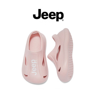JEEP Giày Lỗ Phong Cách Mới Trẻ Em Baotou Chống Trơn Trượt Thoáng Khí Mùa Hè Giày Sandal Thường Ngày