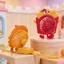 2026 Phong Cách Mới Vui Nhộn Hoạt Hình Burger Đồng Hồ Quạt Mini Làm Mát Di Động Ngoài Trời