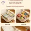 Hộp sắp xếp đồ chơi hoạt hình trẻ em HFTOY có hộp đựng xe đẩy có thể mở rộng để du lịch và lưu trữ ~