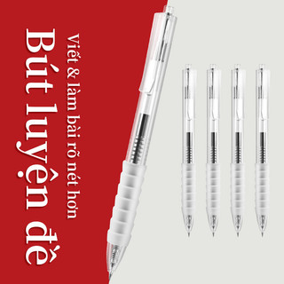 Bút gel bút bi nước nhanh khô chống lem chống nhòe ngòi 0.5mm nét chữ đều cho học tập thư pháp