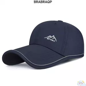 Mũ chống nắng BRARAA, Dải phản quang Mũ bóng chày lưới khô nhanh, Mũ chạy bộ thoáng khí chống tia cực tím nhẹ thời trang ngoài trời mùa hè