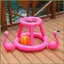 Vòng bóng rổ bơm hơi cho bể bơi Đồ chơi ngoài trời nổi bơm hơi Bể bơi Flamingo Vòng bóng rổ cho kouvn