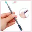 JRP 1 Máy Tính Hai Đầu Thép Không Gỉ Cuticle Pusher Móng Tay Làm Móng Tay Tẩy Móng Tay Sti Dụng Cụ Cho Móng Tay Nghệ Thuật JRP