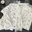 Hot Phong Cách Bộ Đồ Ngủ Ba Mảnh Của Phụ Nữ Ngắn Tay Quần Short Cardigan Ve Áo Mặc Nhà Bộ Đồ Nữ