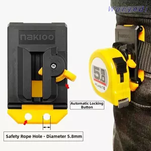 WANYEDI Khóa tháo nhanh, Giá đỡ đo băng đa năng ABS, Kẹp công cụ điện cầm tay chống trượt Kẹp máy khoan điện