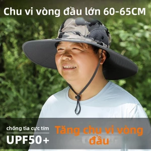 Mũ chống nắng nam vành lớn cho đầu lớn, mặt lớn, người lớn, nhà sản xuất bán buôn