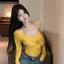 Bộ hai mảnh dây đeo lớp màu vàng Dopamine dành cho nữ mùa hè Pure Desire Hot Girl Gợi cảm một vai Dây ống Top