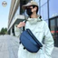 Nam Nữ Khóa Từ Tính Túi Ngực Dung Tích Lớn / Túi Ngực Màu Trơn Đơn Giản / Túi Messenger Đi Lại Hàng Ngày