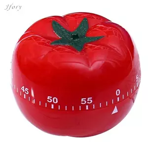 Nhà bếp cà chua dễ thương Jfory, đồng hồ đo giờ, báo thức, nhắc nhở thời gian để làm bánh tập thể dục
