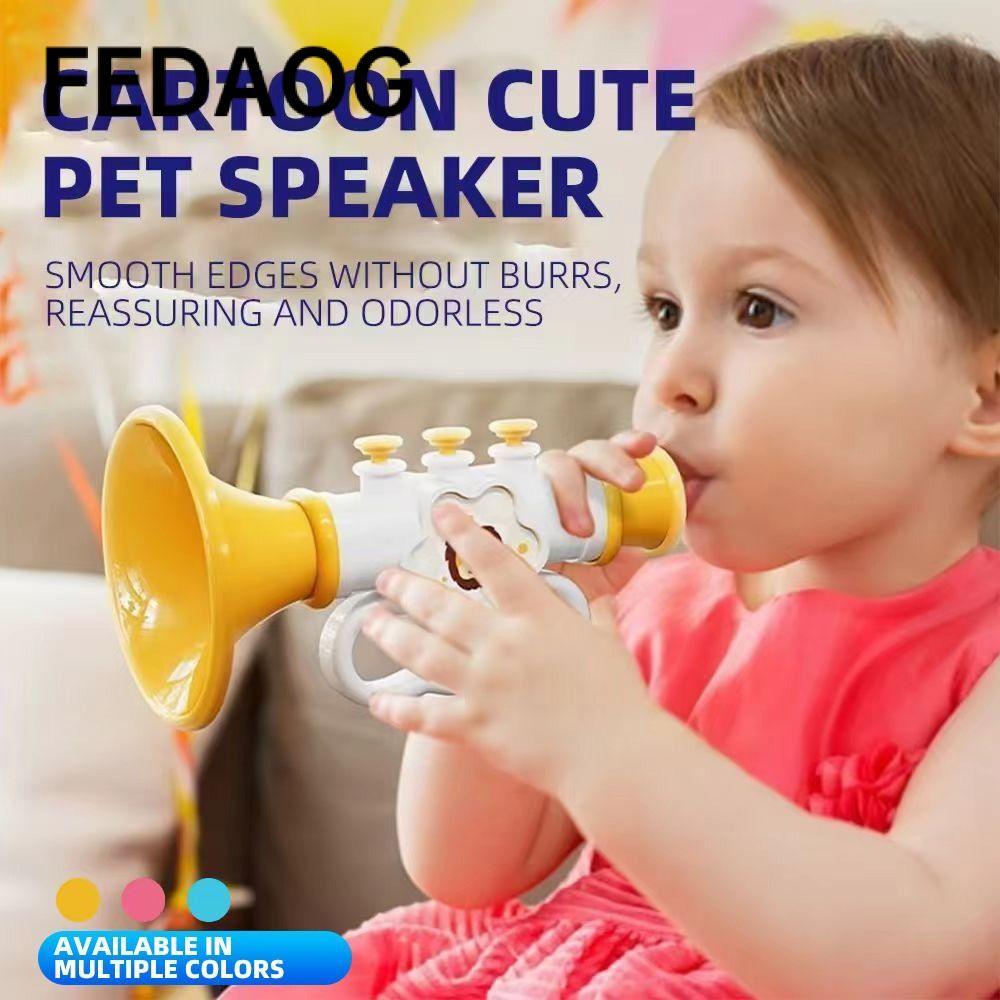 Đồ chơi sừng FEDAOG, Tăng cường giọng nói với dây treo Mini Thổi kèn, Phim hoạt hình vui nhộn Học tập sớm bằng giọng nói Quà tặng còi thay đổi