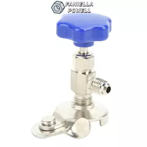 Công cụ van phân phối FANIELLAPOWELL, Dụng cụ mở chai làm lạnh đế móng vuốt có thể điều chỉnh, Công cụ sửa chữa điều hòa không khí tích hợp tương thích R12 R134A