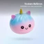 Lo Âu Giảm Sóc Kỳ Lân Bun Fidget Căng Thẳng Đồ Chơi Squeezable Kawaii Kỳ Lân Bun Đồ Chơi Căng Thẳng