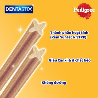 [ Hộp 12 gói ] Bánh xương cho chó Pedigree Dentastix , Bánh thưởng chăm sóc răng miệng