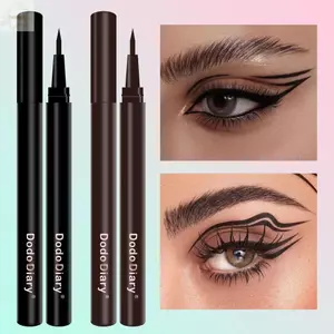 Bút kẻ mắt dạng lỏng AWNGD, Bút kẻ mắt chống nhòe không thấm nước, Trang điểm hàng ngày khô nhanh bền bỉ Bút kẻ mắt trang điểm lâu trôi cho người mới bắt đầu