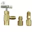 ADAPTERS 1 / 2\ "ACME LH 1 / 4\" SAE 3 Cái / bộ Phù Hợp Cho Phụ Kiện R12 R134a Thương Hiệu Mới"