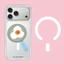 Ốp điện thoại cứng hình mèo dưa hấu từ tính cho iPhone 17 16 Pro 15 Pro Max 14 Vỏ bảo vệ mờ mờ mờ