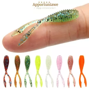 IAPPORTUNIA 10 chiếc 36mm 0.3g Mồi Nhân Tạo Cho Biển Đại Dương Wobbler Silicone Câu Cá