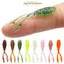 IAPPORTUNIA 10 chiếc 36mm 0.3g Mồi Nhân Tạo Cho Biển Đại Dương Wobbler Silicone Câu Cá