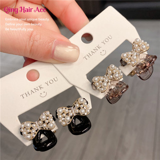 Nhẹ nhàng Tính Khí Ngọc Trai Nơ Nhỏ Lấy Kẹp Nữ Phong Cách Mới Cao Cấp Đầu Công Chúa Nổ Tóc