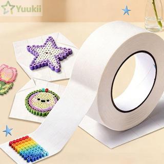 Băng keo che mặt hạt Perler YUUKII, Không chuyển đổi không có cặn Giấy bản mẫu bảo vệ ủi, Phụ kiện đồ chơi DIY Handmade Perler Bead Tool Băng co nhiệt để làm hạt Perler