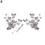 2 Chiếc Kẹp Giày Kim Cương Giả Ngọc Trai Handmade Cho Nữ Trang Trí Hợp Kim Thanh Lịch