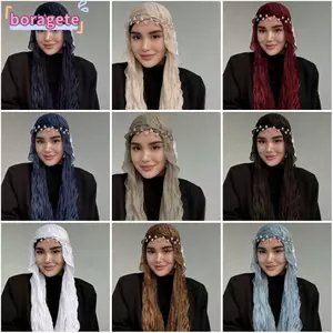 Khăn lụa BORAGETE, Khăn choàng chống nắng voan màu trơn, Thời trang mềm mại Xù viền voan Hijab che mặt ngoài trời