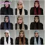 Khăn lụa BORAGETE, Khăn choàng chống nắng voan màu trơn, Thời trang mềm mại Xù viền voan Hijab che mặt ngoài trời