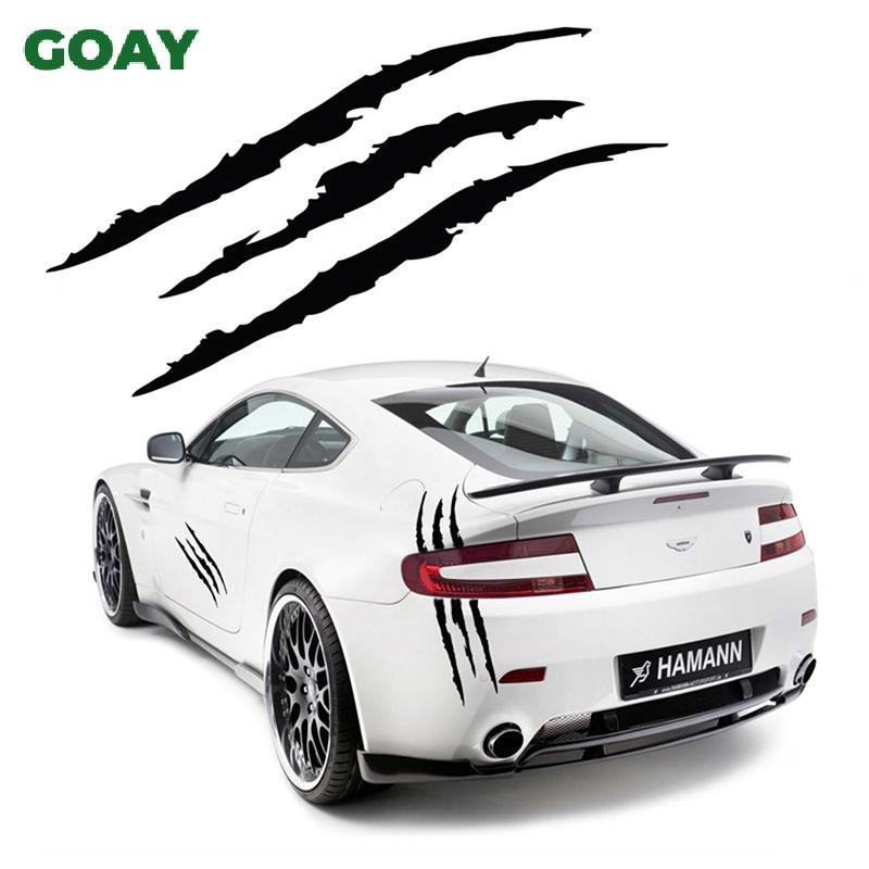 GOAY Kiểu Dáng Xe Đèn Pha Xe Cá Tính Stiers Monster Claw Trầy Xước Sọc Dấu Hiệu Đèn Pha Decal Xe Stiers Tự Động Accessorie VN
