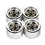 4 28mm 7mm Hex 1.0 "Kim Loại RC Xe Beadlock Bánh Xe Trung Tâm Vành Bánh Xe Cho 1 / 18 1 / 24 RC Xe Bánh Xích TRX4M Trục SCX24 AX24 TRX4M TRX4-M Nâng Cấp Phần