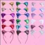 YT4 Sequin Cân Mèo Kitty Dễ Thương Băng Đô Cho Bé Gái Mũ Đội Đầu Phụ Kiện Tóc Đạo Cụ Ảnh Sinh Nhật Trang Trí Tiệc Sống Pháp